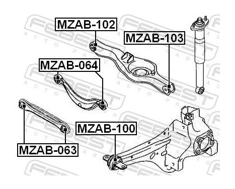 Control Arm-/Trailing Arm Bush