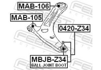 Control Arm-/Trailing Arm Bush