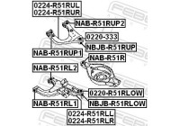 Control Arm-/Trailing Arm Bush