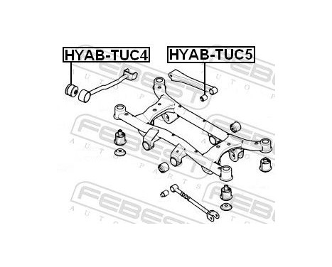Control Arm-/Trailing Arm Bush, Image 2
