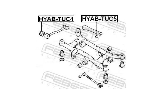 Control Arm-/Trailing Arm Bush, Image 2