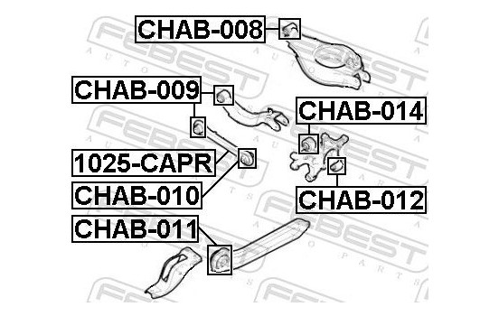 Control Arm-/Trailing Arm Bush