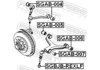 Control Arm-/Trailing Arm Bush