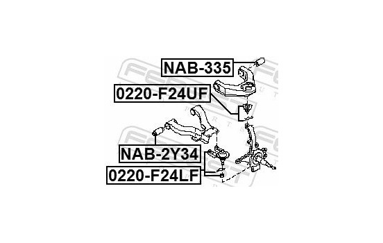 Control Arm-/Trailing Arm Bush, Image 2
