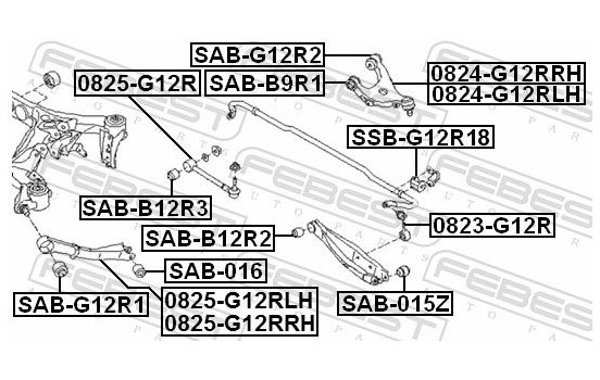 Control Arm-/Trailing Arm Bush, Image 2