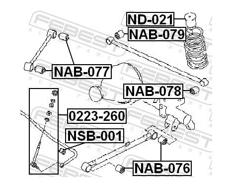 Control Arm-/Trailing Arm Bush