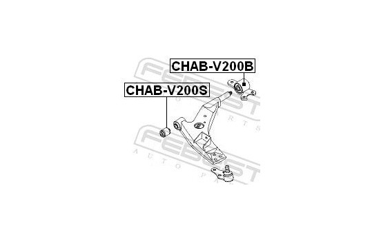Control Arm-/Trailing Arm Bush, Image 2