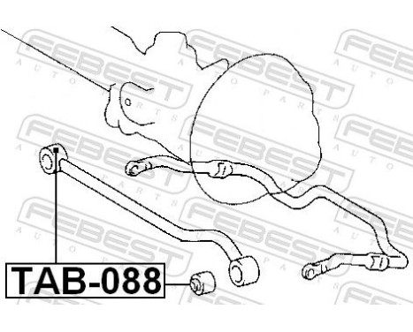 Control Arm-/Trailing Arm Bush, Image 2