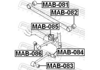 Control Arm-/Trailing Arm Bush
