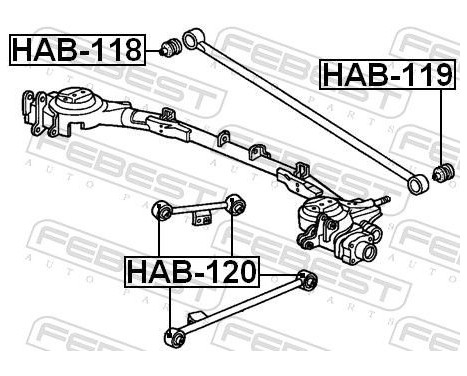 Control Arm-/Trailing Arm Bush