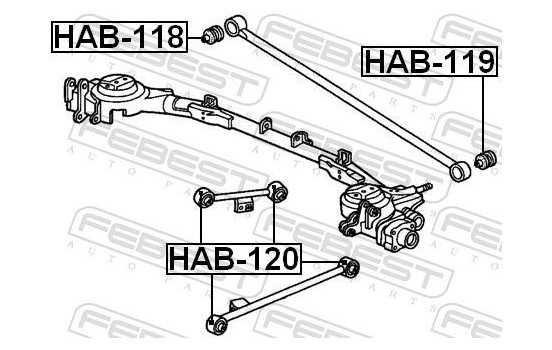 Control Arm-/Trailing Arm Bush