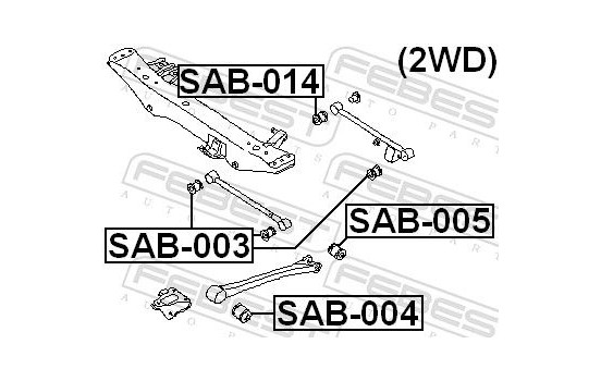 Control Arm-/Trailing Arm Bush