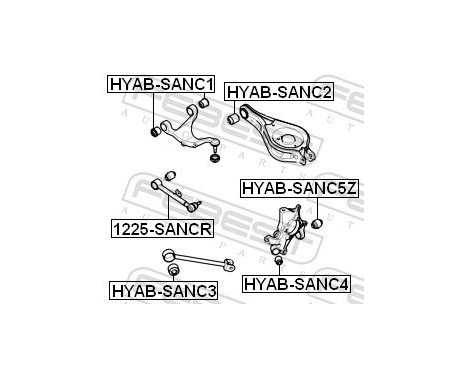 Control Arm-/Trailing Arm Bush