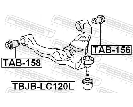 Control Arm-/Trailing Arm Bush