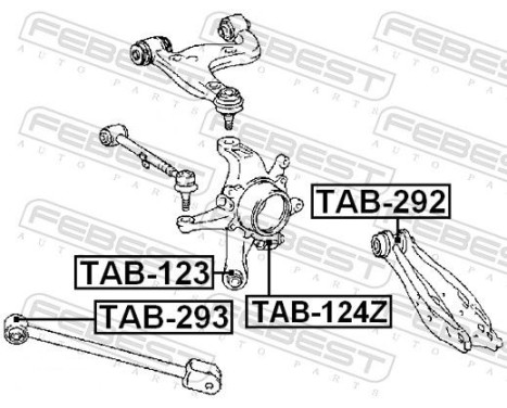 Control Arm-/Trailing Arm Bush