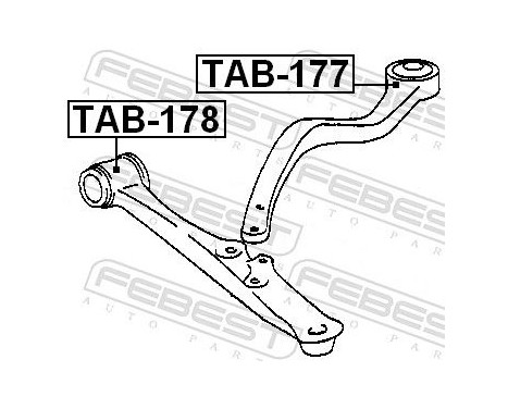 Control Arm-/Trailing Arm Bush, Image 2