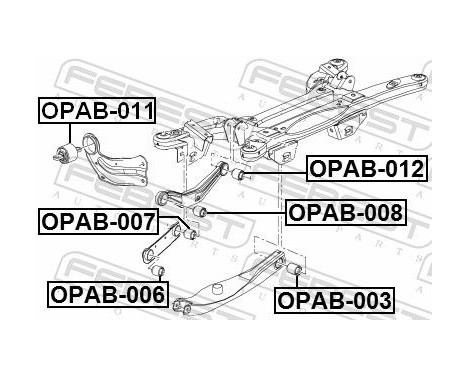 Control Arm-/Trailing Arm Bush