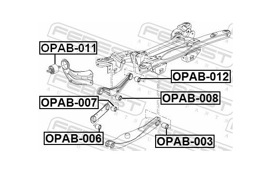 Control Arm-/Trailing Arm Bush
