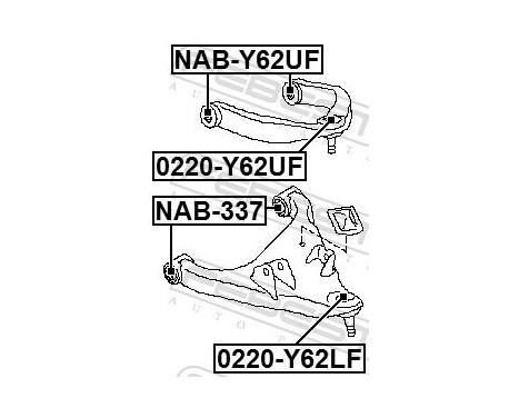 Control Arm-/Trailing Arm Bush, Image 2
