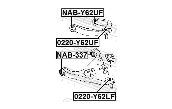 Control Arm-/Trailing Arm Bush, Image 2