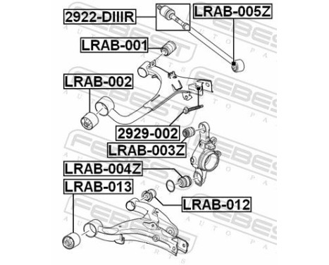 Control Arm-/Trailing Arm Bush