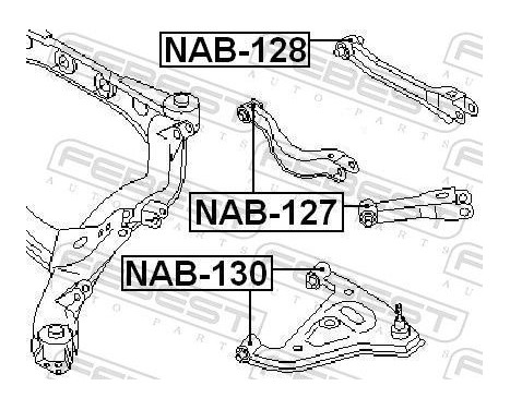 Control Arm-/Trailing Arm Bush