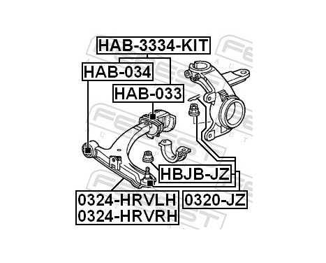 Control Arm-/Trailing Arm Bush