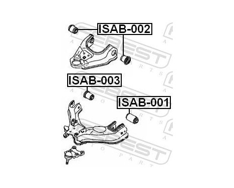 Control Arm-/Trailing Arm Bush, Image 2