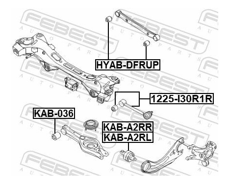 Control Arm-/Trailing Arm Bush, Image 2