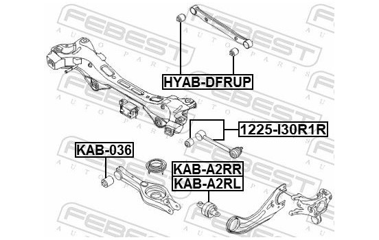 Control Arm-/Trailing Arm Bush, Image 2