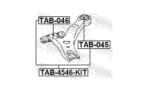 Control Arm-/Trailing Arm Bush
