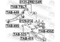 Control Arm-/Trailing Arm Bush