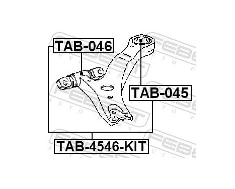 Control Arm-/Trailing Arm Bush