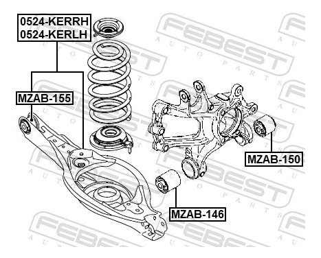 Control Arm-/Trailing Arm Bush, Image 2