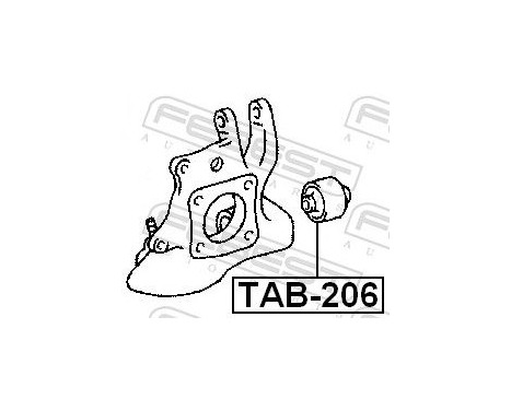 Control Arm-/Trailing Arm Bush, Image 2