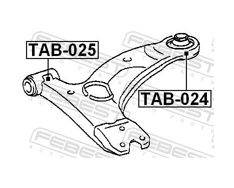 Control Arm-/Trailing Arm Bush, Image 2