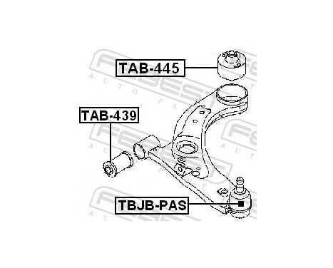 Control Arm-/Trailing Arm Bush, Image 2
