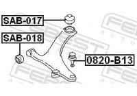 Control Arm-/Trailing Arm Bush