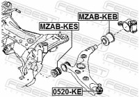 Control Arm-/Trailing Arm Bush