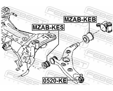 Control Arm-/Trailing Arm Bush