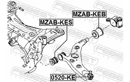 Control Arm-/Trailing Arm Bush