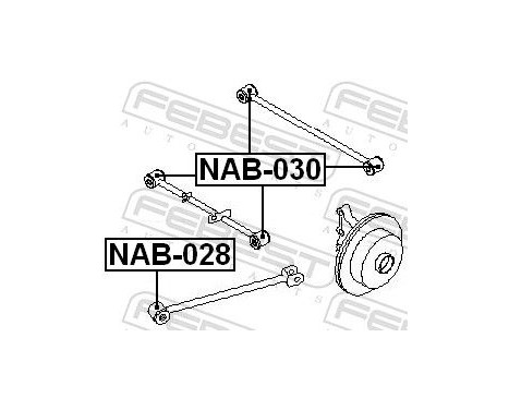 Control Arm-/Trailing Arm Bush