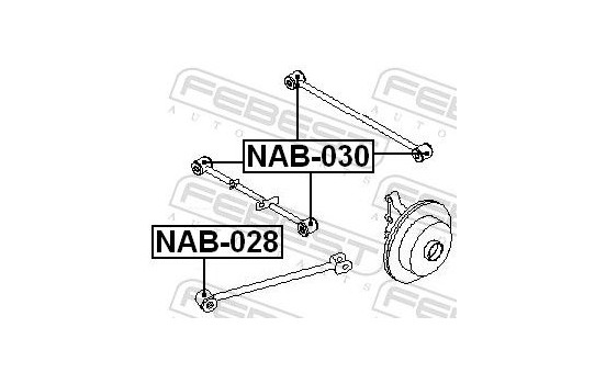 Control Arm-/Trailing Arm Bush