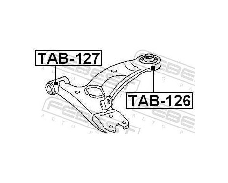 Control Arm-/Trailing Arm Bush, Image 2