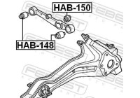 Control Arm-/Trailing Arm Bush