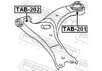 Control Arm-/Trailing Arm Bush