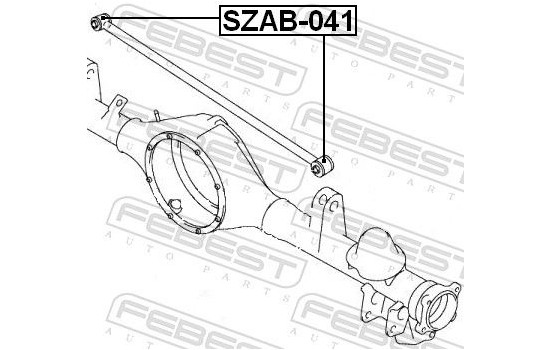 Control Arm-/Trailing Arm Bush, Image 2