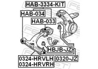 Control Arm-/Trailing Arm Bush