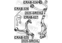 Control Arm-/Trailing Arm Bush