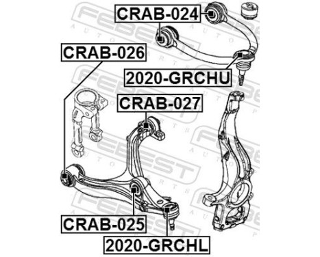 Control Arm-/Trailing Arm Bush